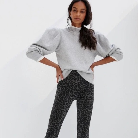 Anthropologie x Sanctuary Runway Shimmer Leopard Print Pants Size Small - Picture 4 of 10